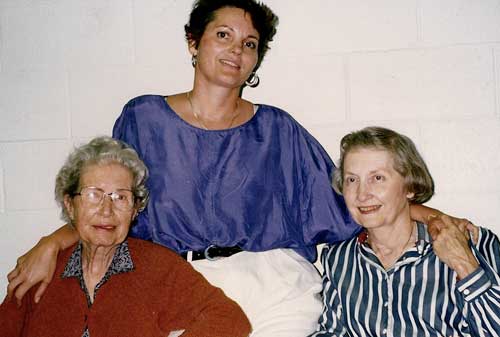 Marilyn Buck with mother and grandmother