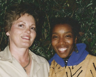 Marilyn Buck with Soffiyah Elijah